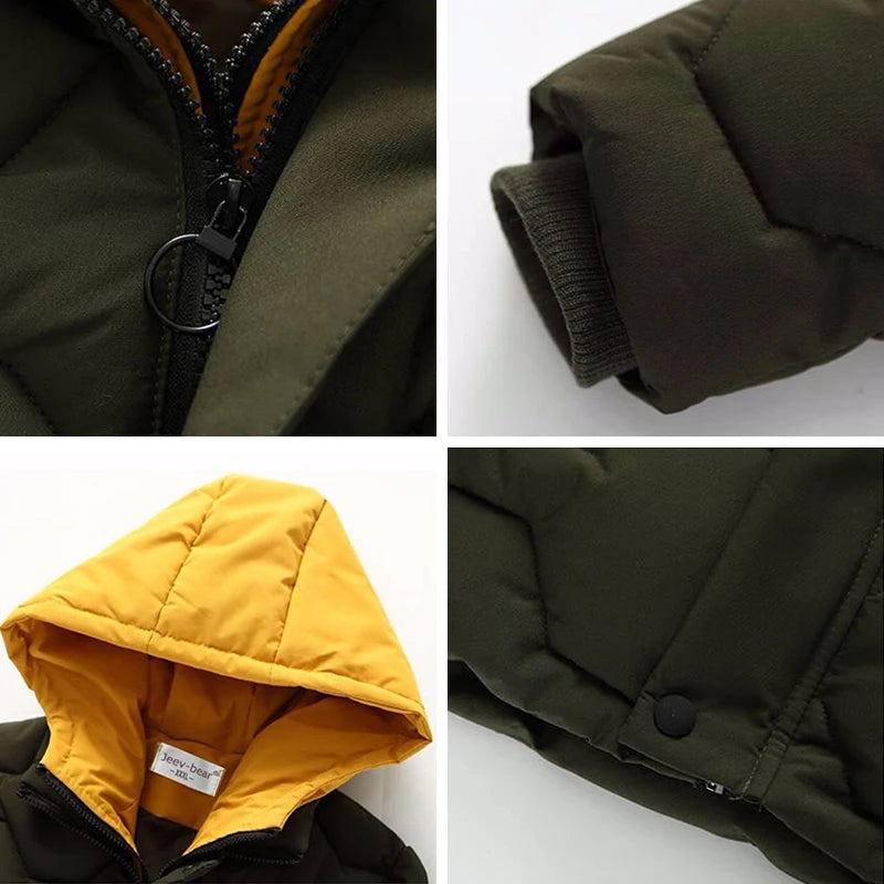 Boy's Hooded Winter Jacket