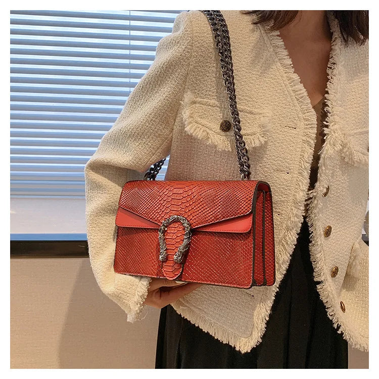 Vintage Chain Small Square Bag