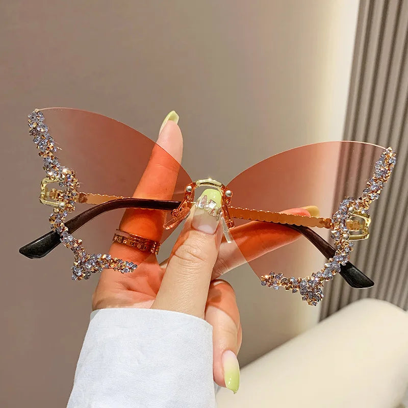 Diamond Butterfly Sunglasses